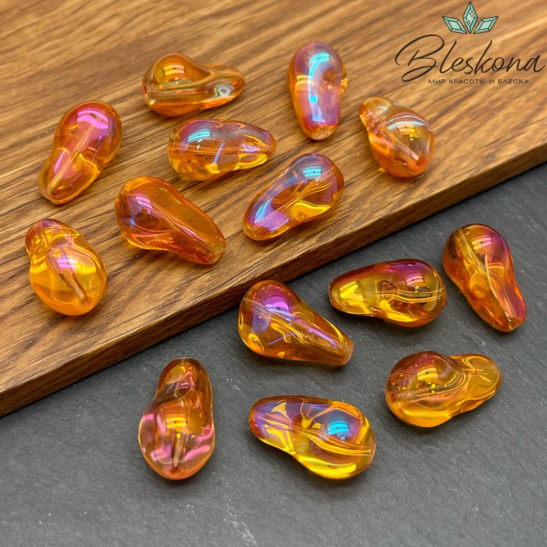 22*13 мм, Стекло Жемчужина Барокко Цвет №16