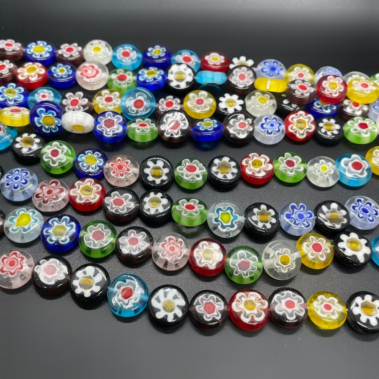 Муранское стекло  круг 9,5 мм