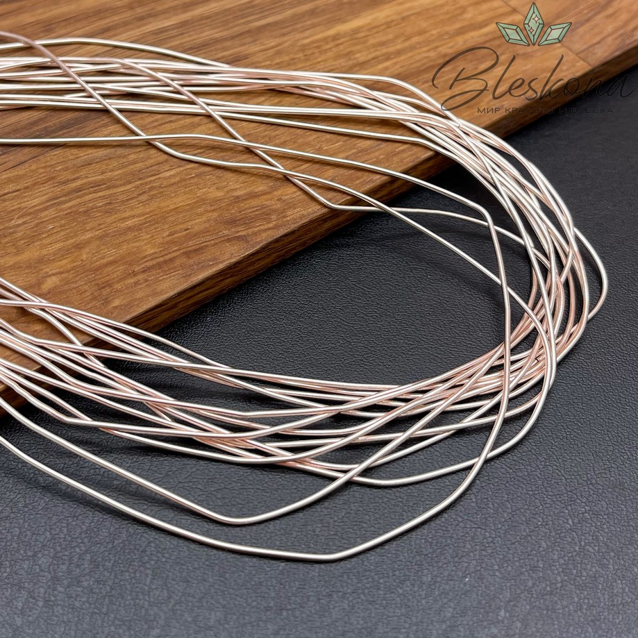 Канитель мягкая матовая 1 мм, Цвет КK-13 уп.5 гр (оттенок золотого)