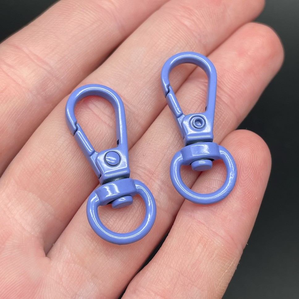 11,5*31,5мм , Замок крупный сиреневая эмаль 