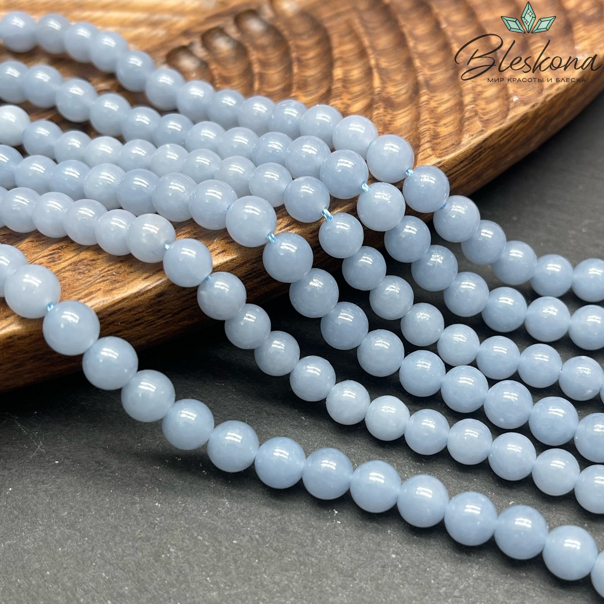 Ангелит голубой №1 6мм