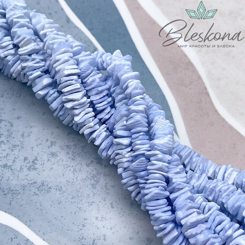 Перламутр сиреневый диски из ракушки 9-11 мм