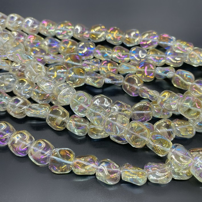 11 мм Стекло Lux, фриформ, цвет желтый