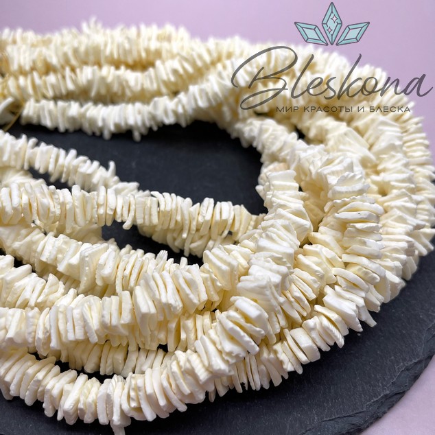 Перламутр желтый диски из ракушки 9-11 мм