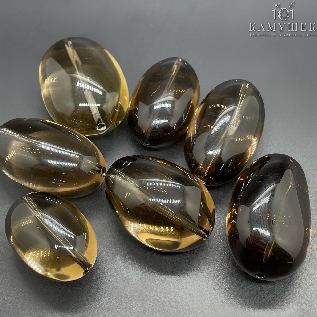 Раухтопаз галтовка 20-22мм штучно