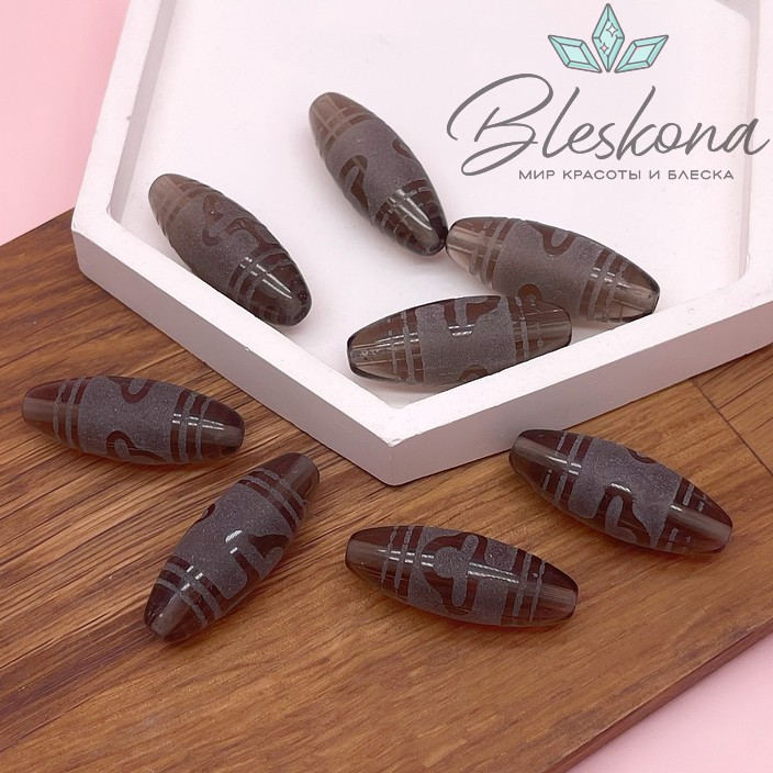 Бусина Дзи Бодха 30*11 мм