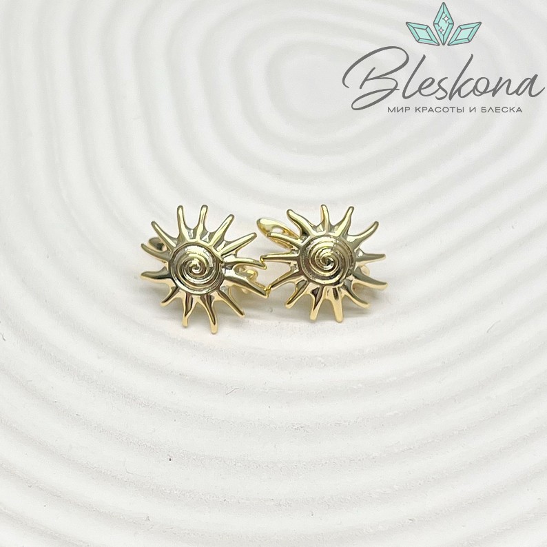 18*16 мм Цвет золото, Швензы Солнечная ракушка