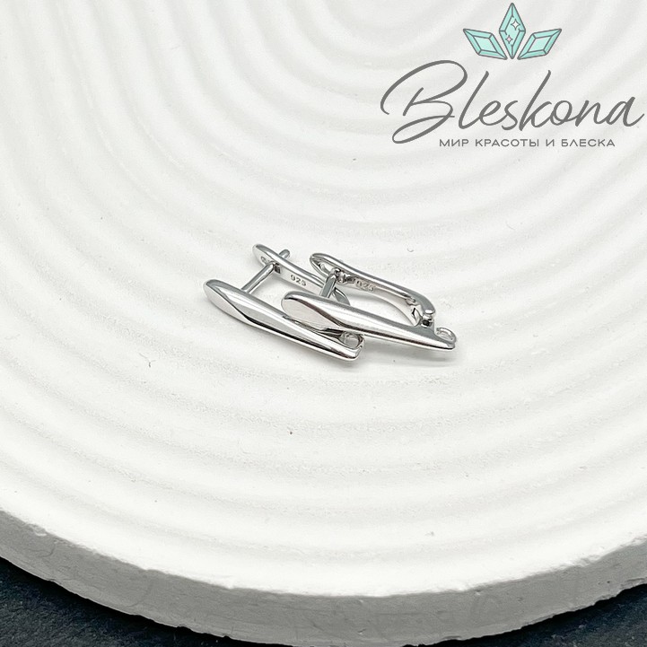 19*3мм Цвет серебро, Швензы Люкс №3