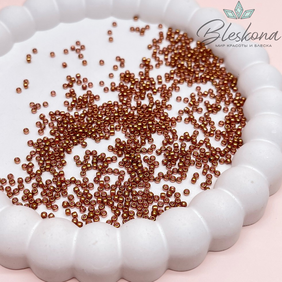 Бисер TOHO round 11/0 цвет №421 (оттенок медного)