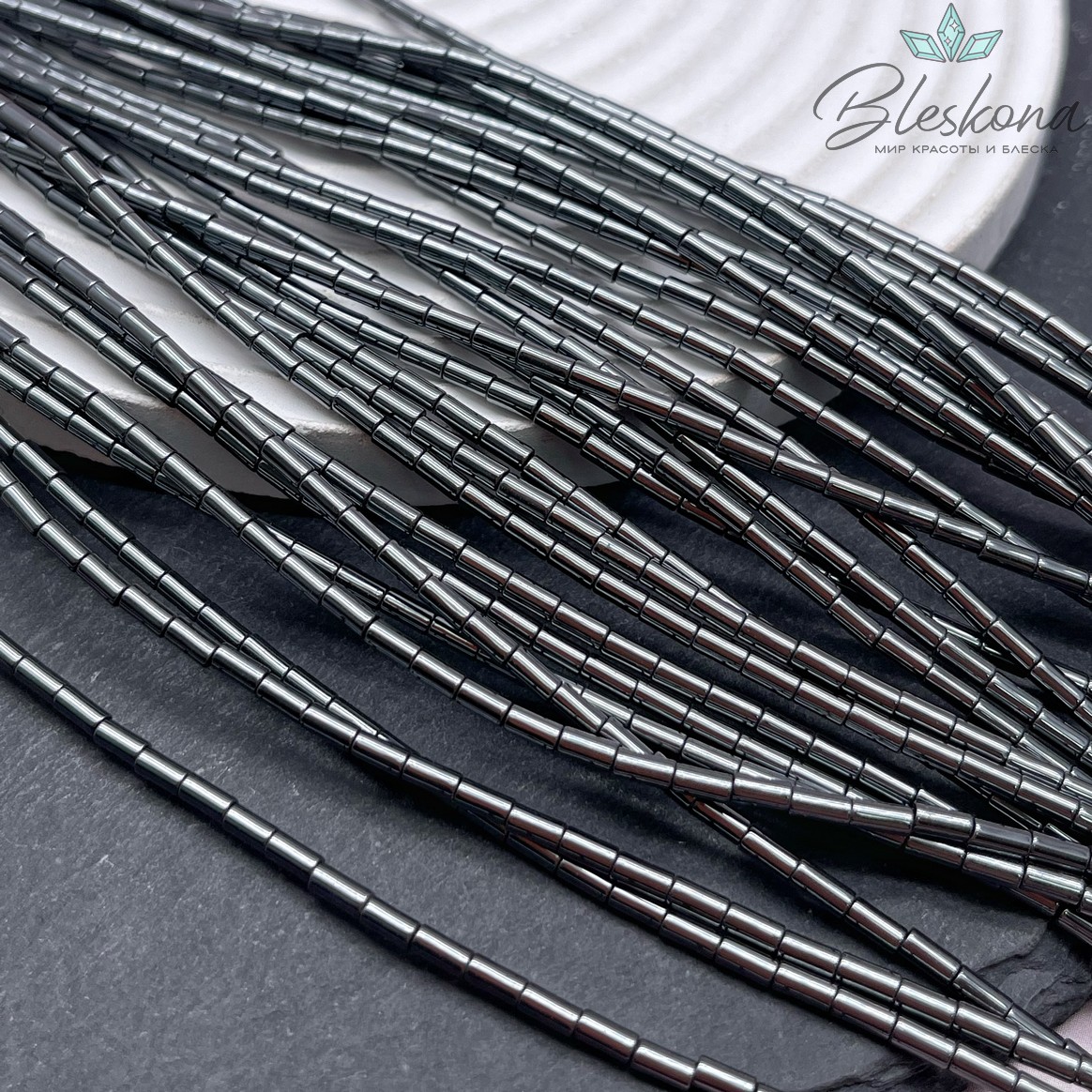 4*2 мм Гематин имитация, трубочки