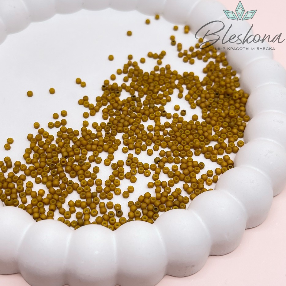 Бисер TOHO round 11/0 цвет №1623F (оттенок коричневого)