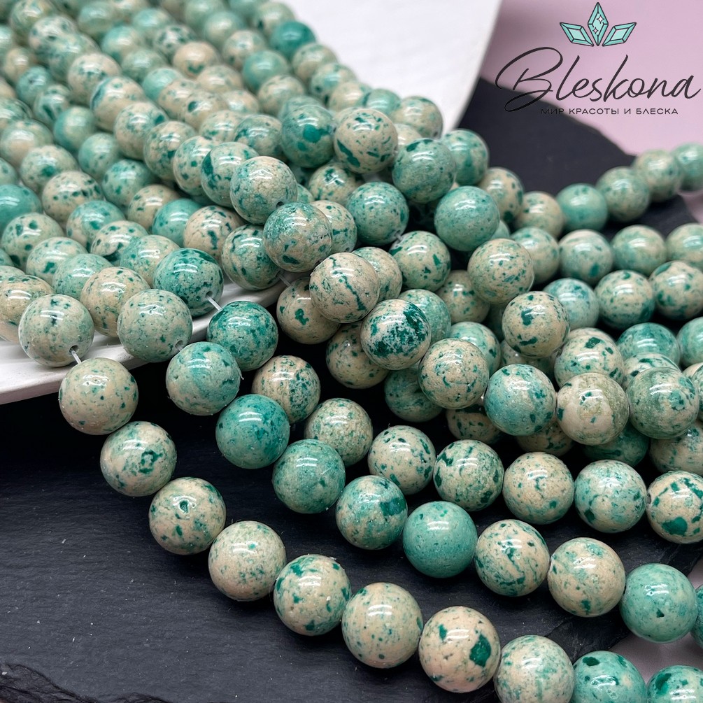 Кальцит зеленый тонированный 12 мм