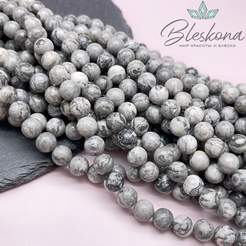 Яшма картографическая 8 мм