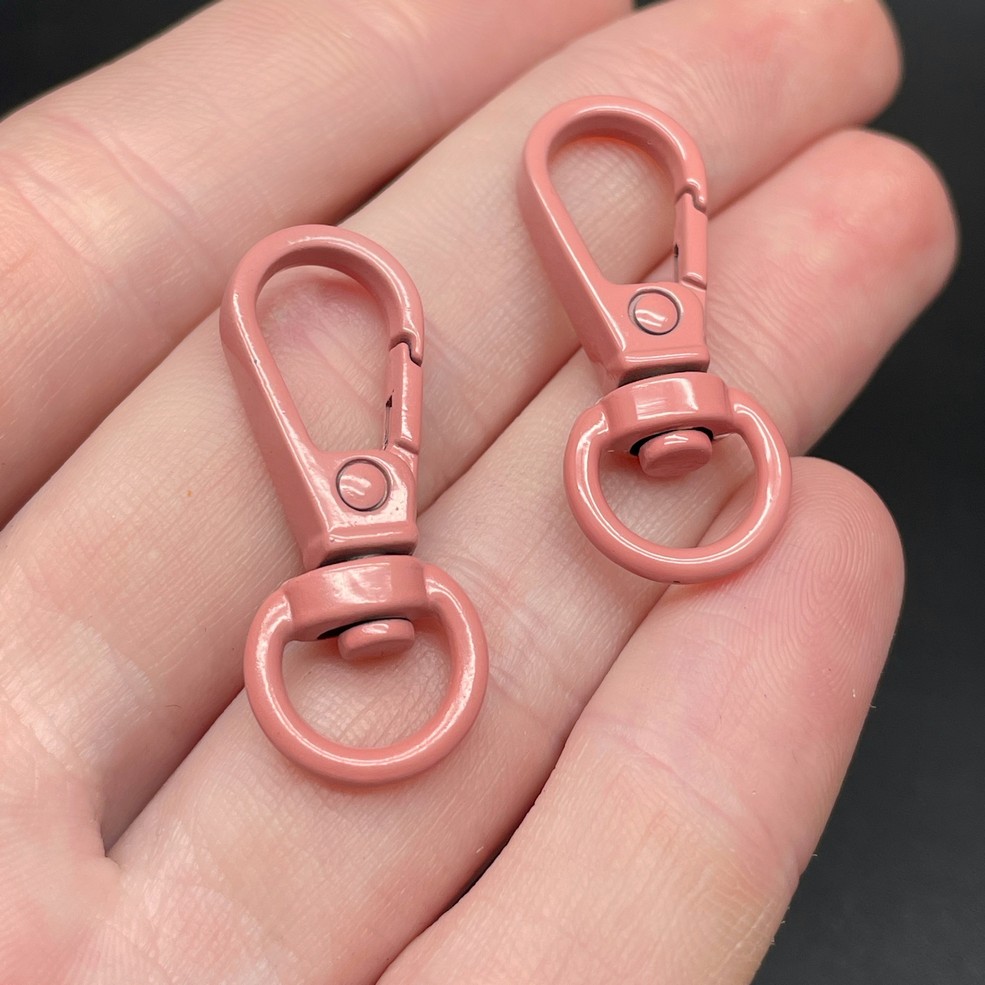 11,5*31,5мм , Замок крупный пудровая эмаль 