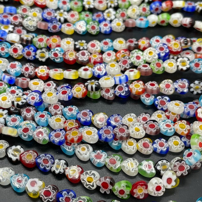 Муранское стекло  сердце 6 мм