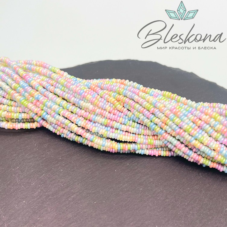 3*1 мм Бусины фриформ микс №1