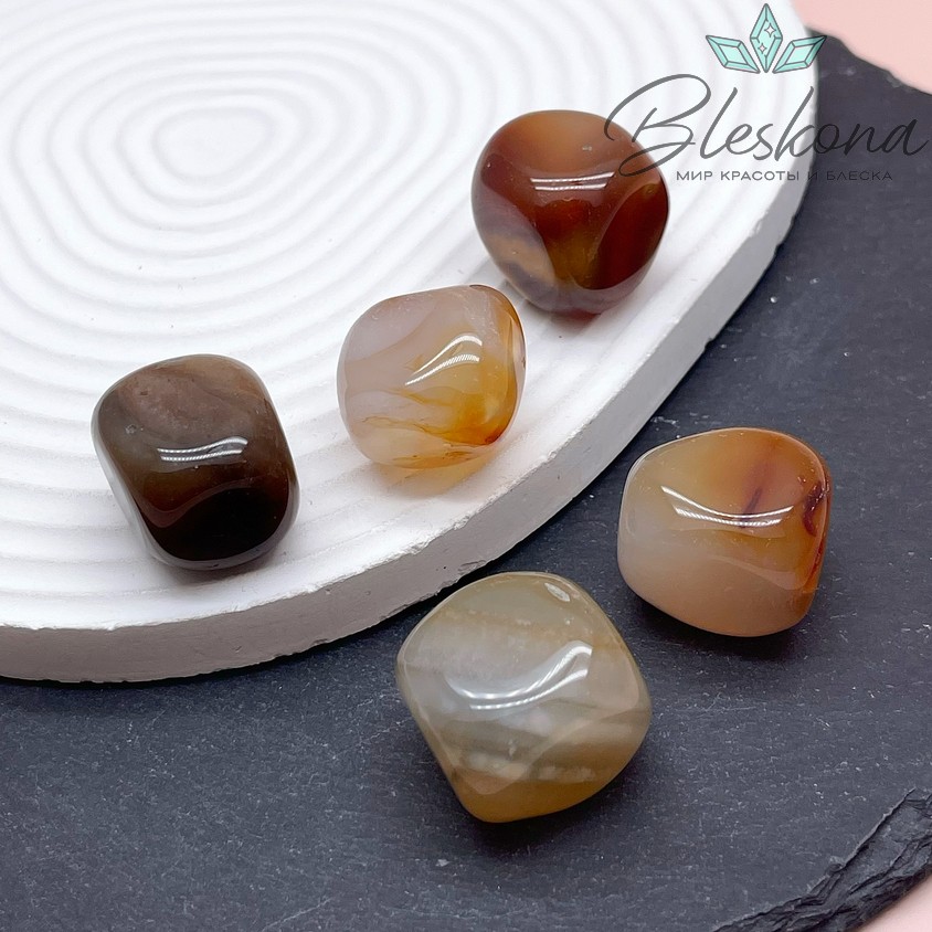 Агат галтовка 18-23 мм