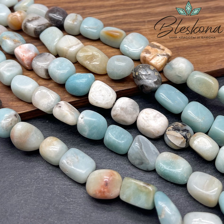 Амазонит галтовка (10-13)*(11-12) мм