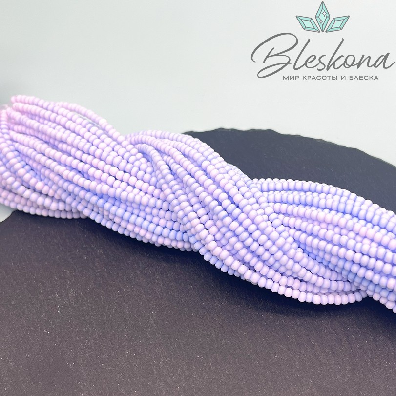 3*2 мм Бусины стекло рондель сине-  лиловые