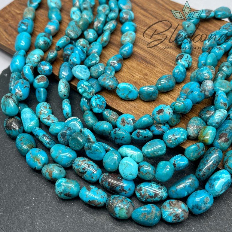 Бирюза галтовка 10-12 мм