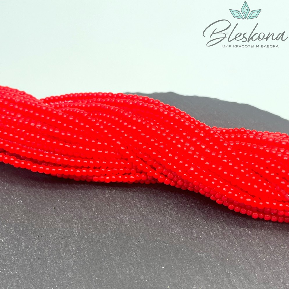 3,2*2,3 мм Бусины стекло рондель красные