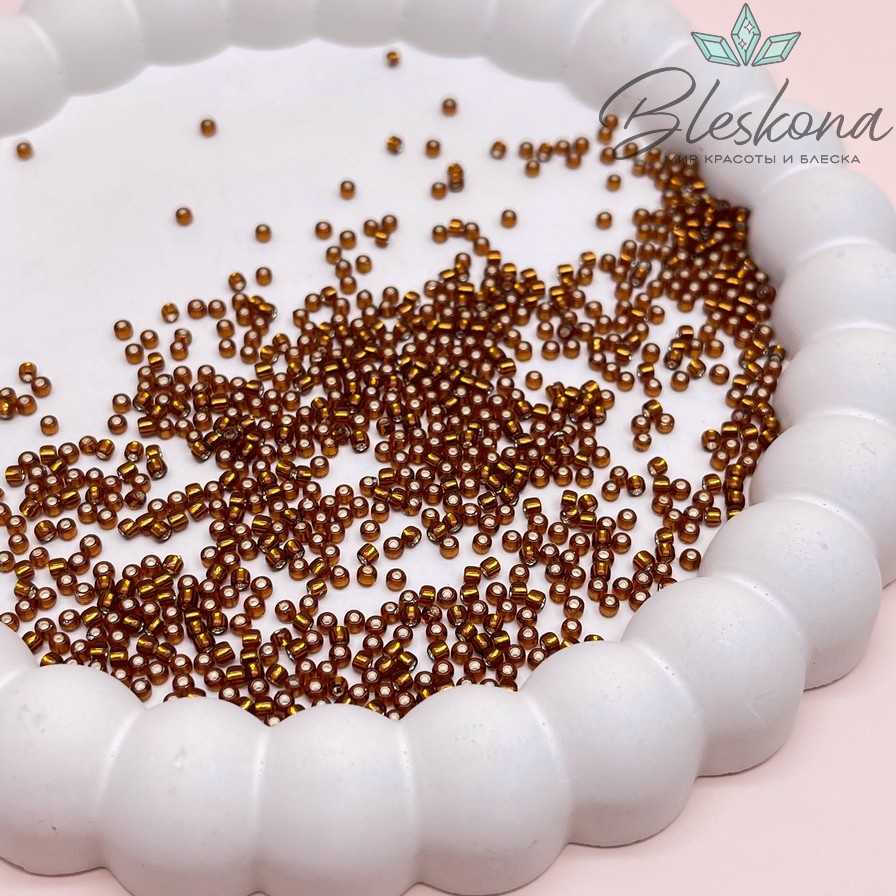 Бисер TOHO round 11/0 цвет №34 (оттенок коричневого)