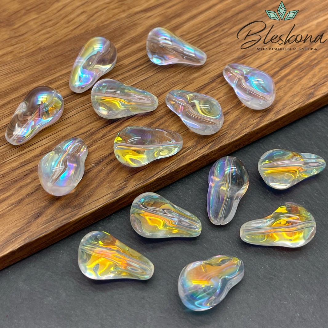 22*13 мм, Стекло Жемчужина Барокко Цвет №3