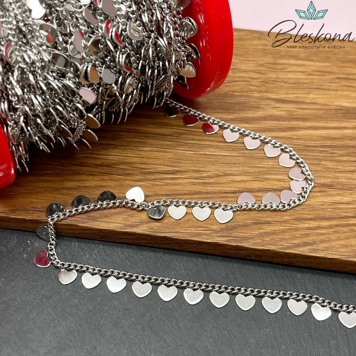 Цепь №14 цвет серебро 2,7*3,5 мм