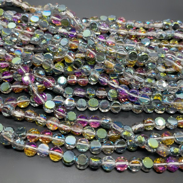 6 мм Стекло Lux, таблетка, цвет песочный с переливом