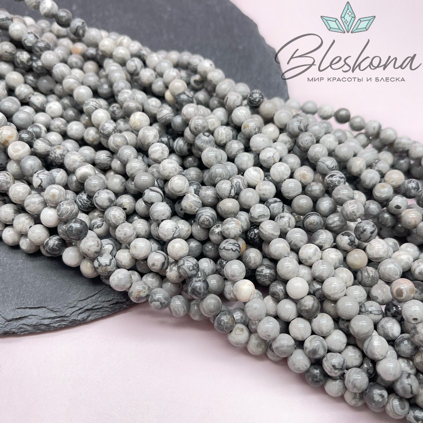 Яшма картографическая 6 мм