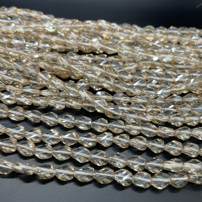 6*7,5 мм Стекло Lux, фриформ, песочный  