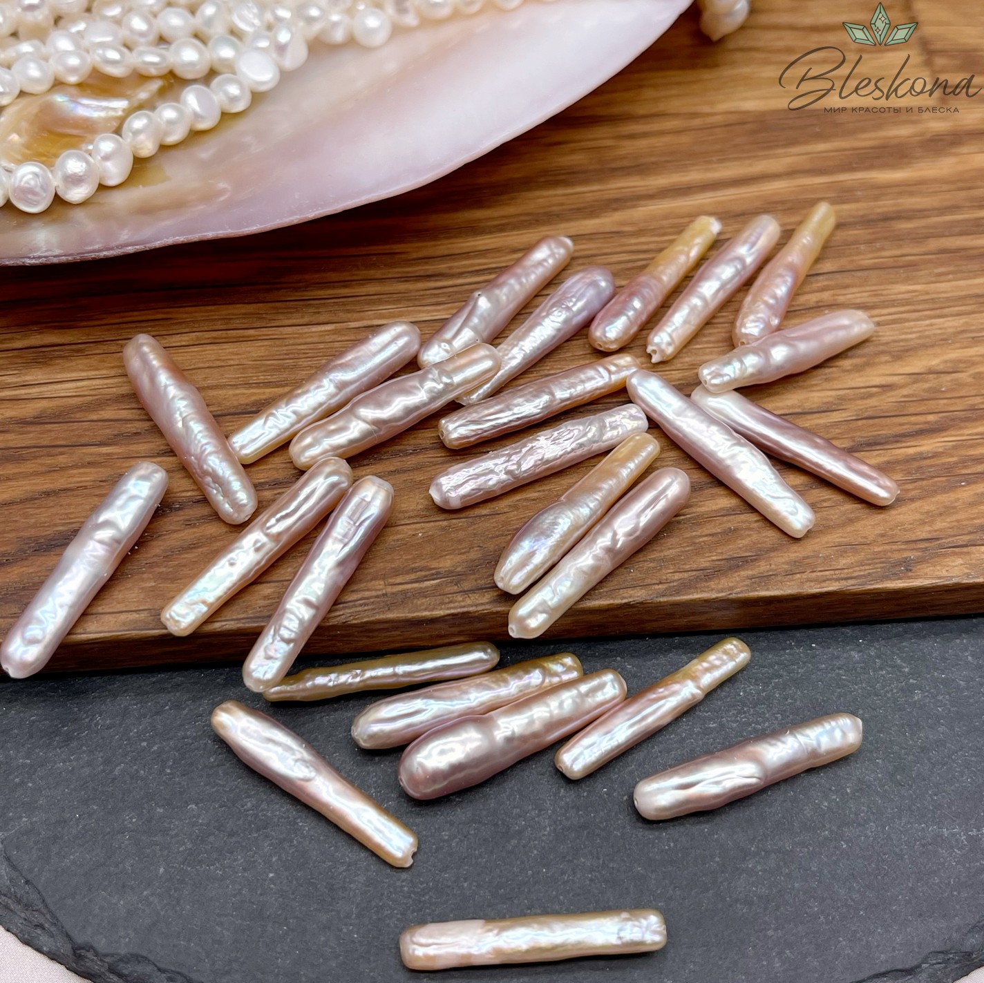 Жемчуг Бива фиолетовый штучно 22-25мм