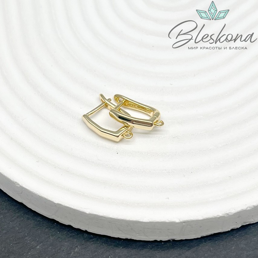 Швензы, цвет золото 10*15мм Люкс №10 