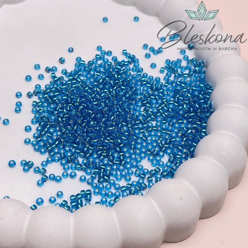 Бисер TOHO round 11/0 цвет №23B (оттенок голубого)