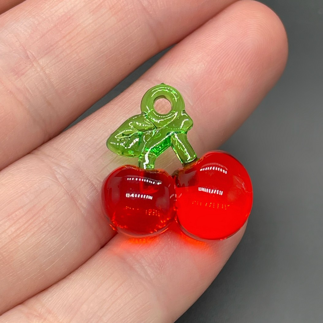 19,5*20,5 мм, Подвеска вишня на ветке