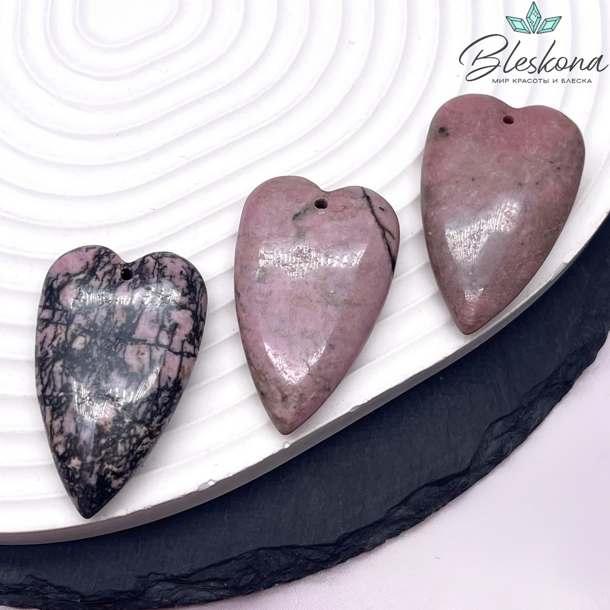 25*40мм,Подвеска Сердце Зеленый кварц,цвет золото