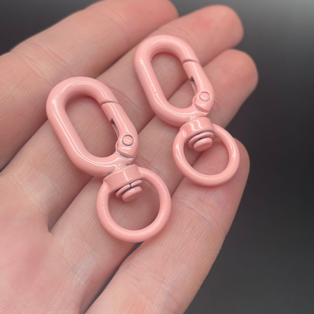 15,7*38мм , Замок крупный пудровая  эмаль 