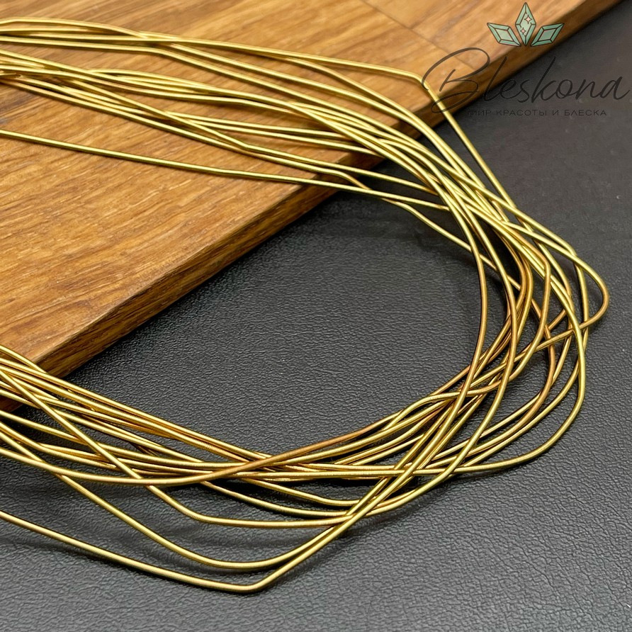 Канитель мягкая гладкая 1 мм, Цвет MD-26 уп.5 гр (оттенок коричневого)