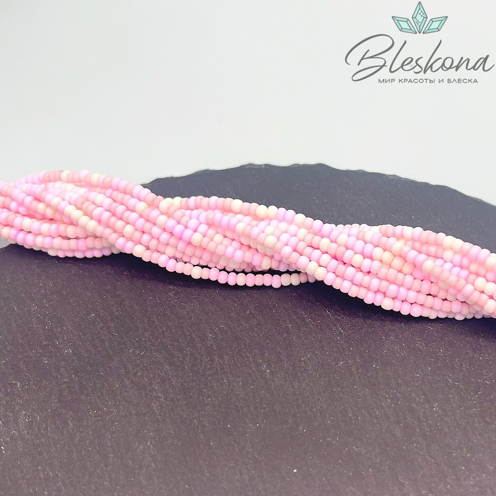 3*2 мм Бусины стекло рондель микс №6