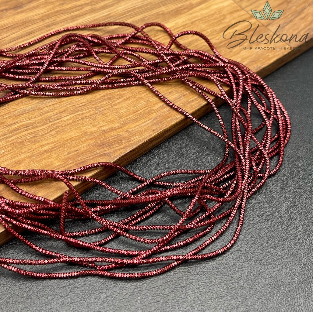 Канитель трунцал 1,4 мм, Цвет MN-13 уп.5 гр (оттенок фиолетового)