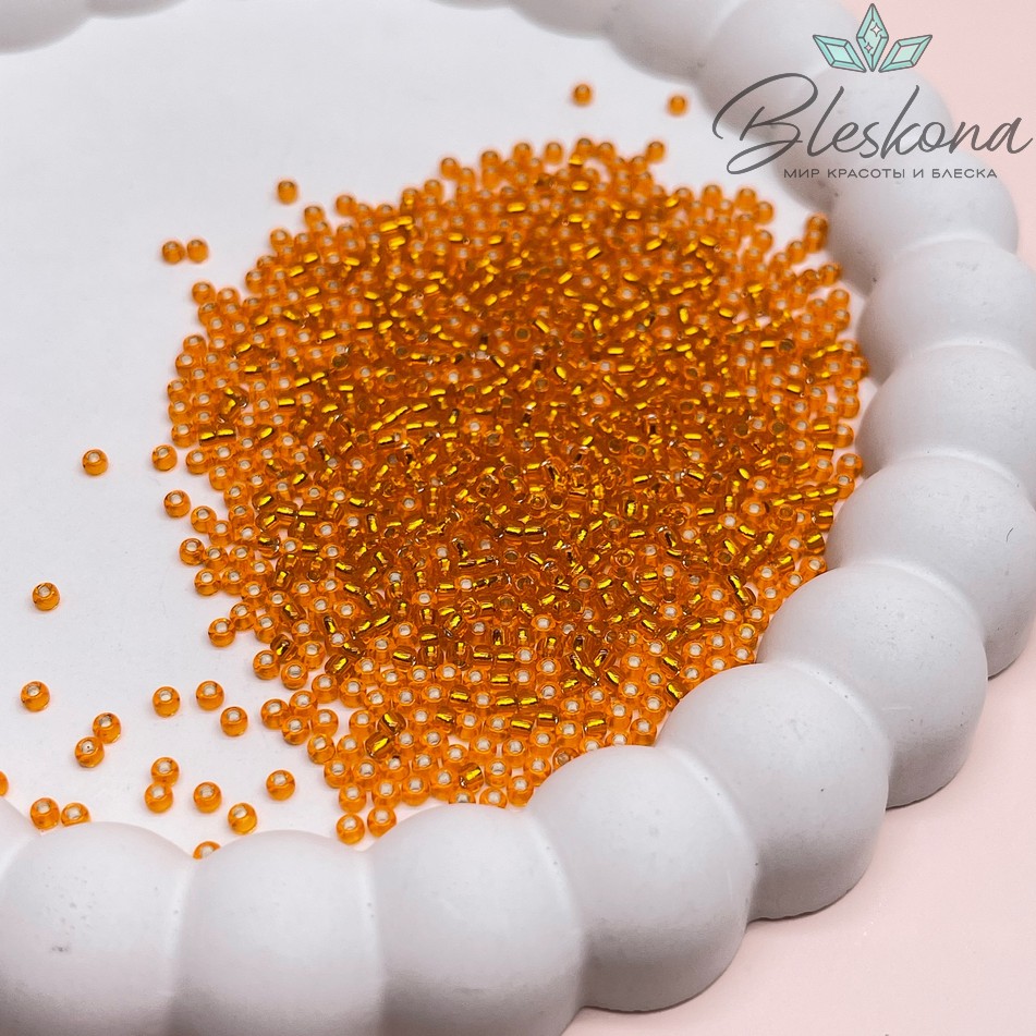 Бисер TOHO round 11/0 цвет №30B (оттенок оранжевого)