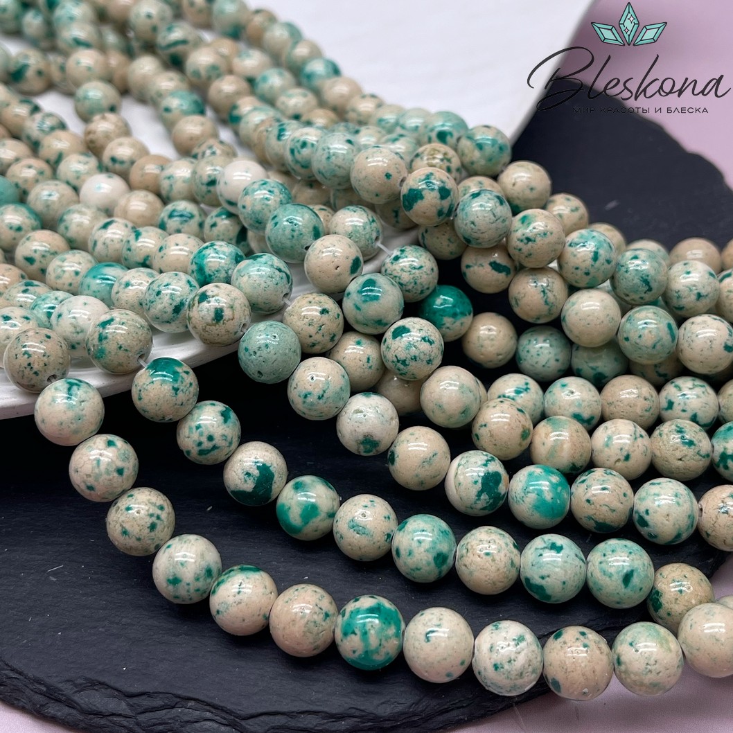 Кальцит зеленый тонированный 10 мм