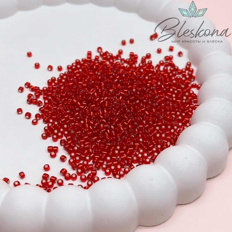 Бисер TOHO round 11/0 цвет №25B (оттенок красного)