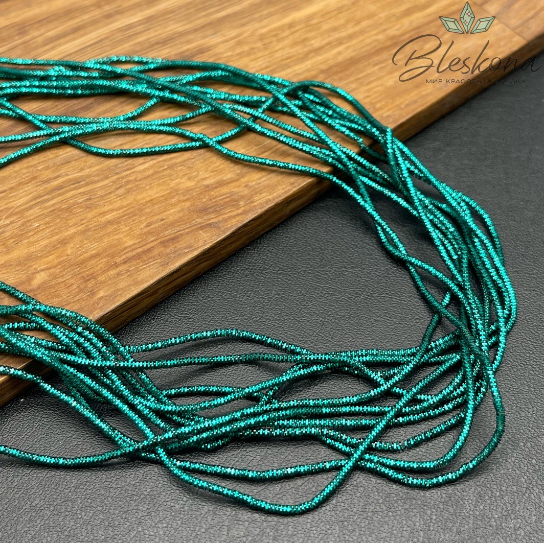 Канитель трунцал 1,35 мм, Цвет MN-19 уп.5 гр (оттенок зеленого)