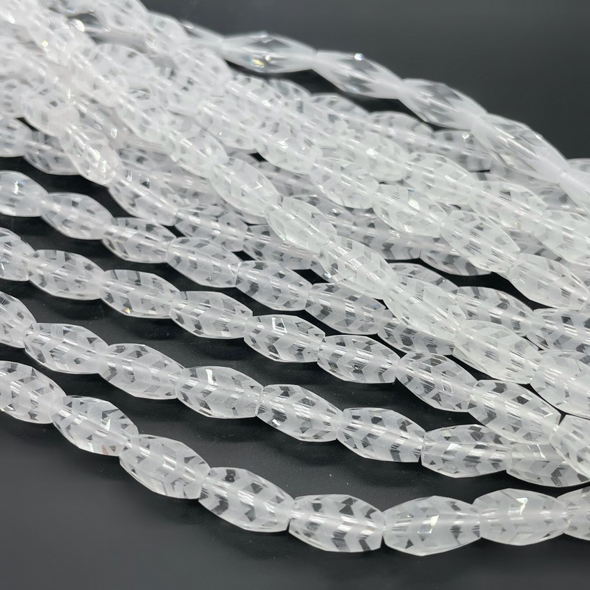 6*10 мм Стекло Lux, рис матовый органка 