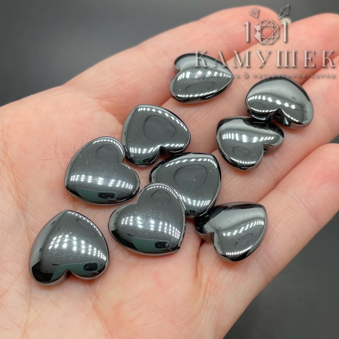 Гематин сердце объемное имитация 16 мм уп.10шт