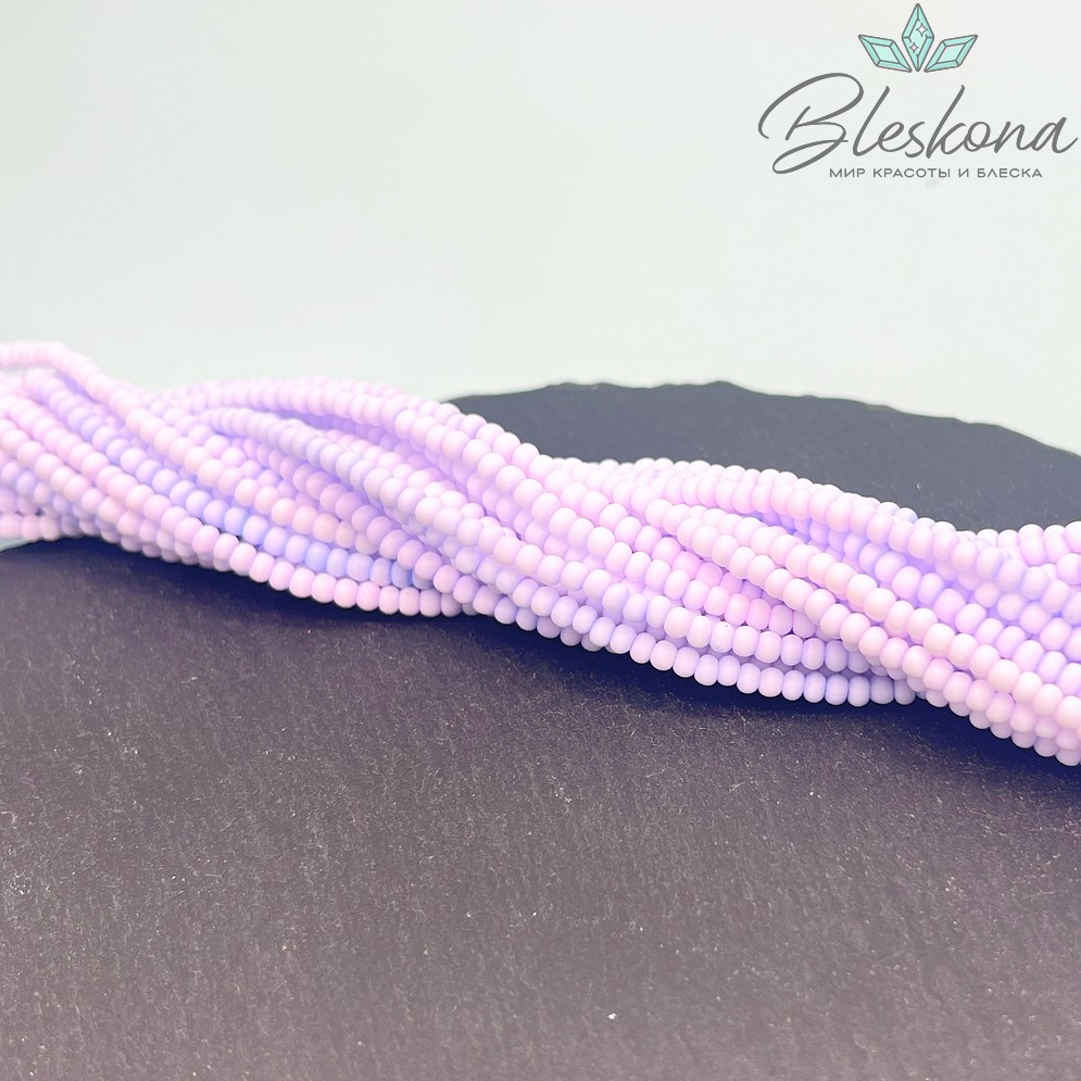 3*2 мм Бусины стекло рондель лиловые