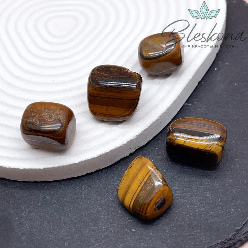 Тигровый глаз галтовка 19-26 мм