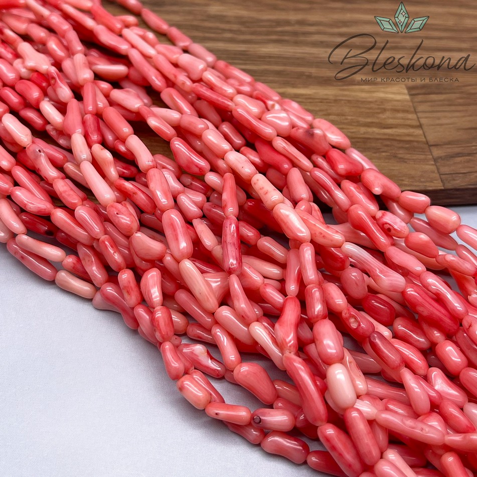 Коралл розовый фриформ (Коралловые водоросли) 4-6,5 мм