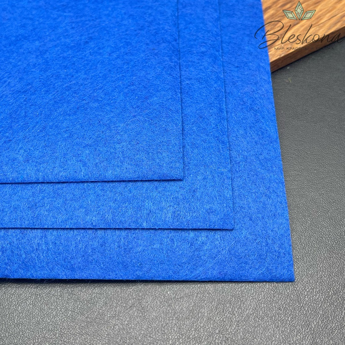 Фетр 1 мм, Цвет темно-синий, 30*30 см